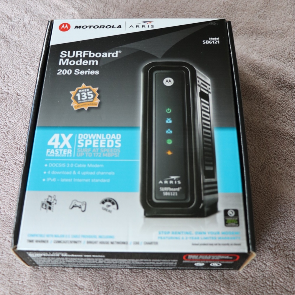 Motorola Arris SURFboard Modem 200 Series Model SB6121